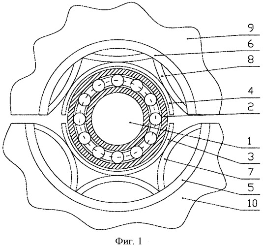 Виброизоляционная подвеска ротора машин и оборудования (патент 2440518)