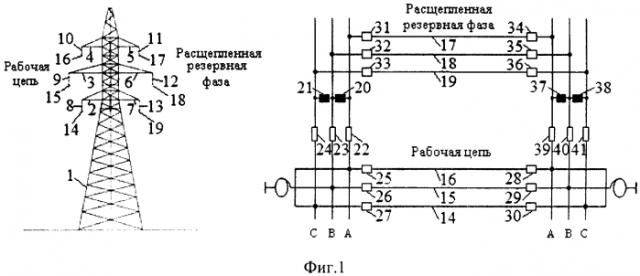 Устройство резервирования линии электропередачи (патент 2578040)