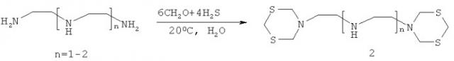 Способ селективного получения 3,3'-[бис(1,4-фенилен)]бис-1,3,5-дитиазинанов (патент 2529509)