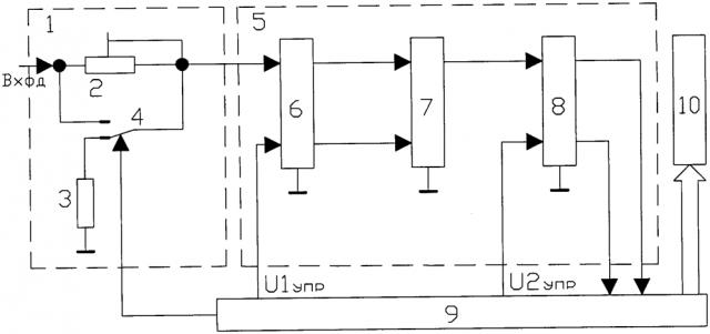 Управляемый аттенюатор ультразвукового дефектоскопа (патент 2610825)