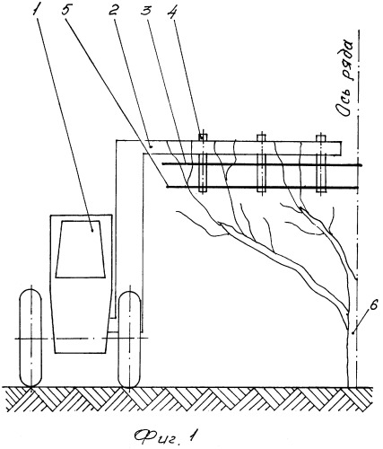 Машина для контурной обрезки плодовых деревьев (патент 2271650)
