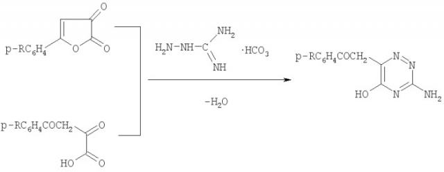 3-амино-6-ароилметил-5-гидрокси-1,2,4-триазины и способ их получения (патент 2352565)