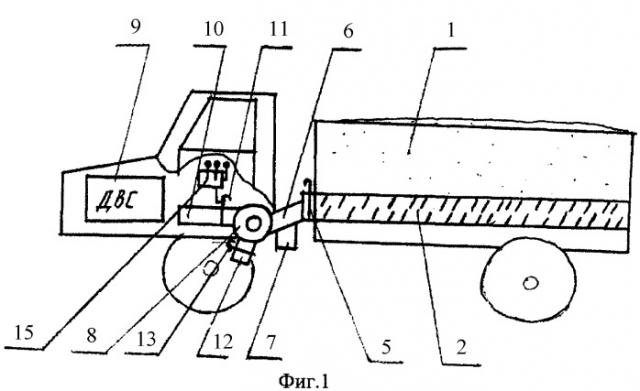 Универсальный передвижной бункер для зернового материала (патент 2292275)