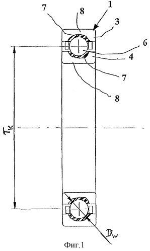 Подшипник качения для летательных аппаратов (патент 2300575)