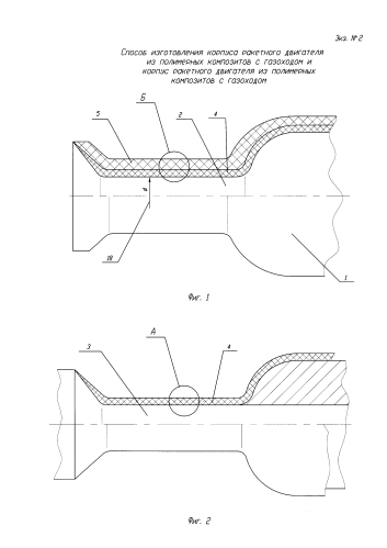 Способ изготовления корпуса ракетного двигателя из полимерных композитов с газоходом и корпус ракетного двигателя из полимерных композитов с газоходом (патент 2574702)