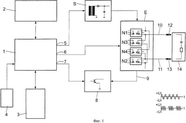 Устройство для электротерапии (патент 2355437)