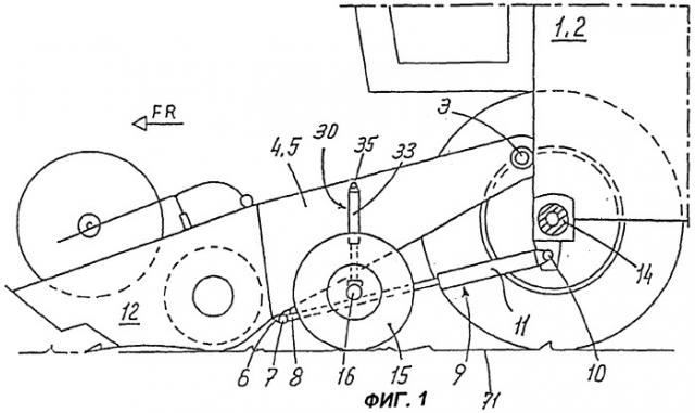 Колесная опора сельскохозяйственной машины (патент 2297756)