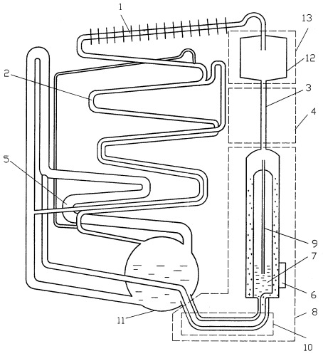 Способ работы абсорбционно-диффузионного холодильного агрегата и устройство для его реализации (патент 2269076)