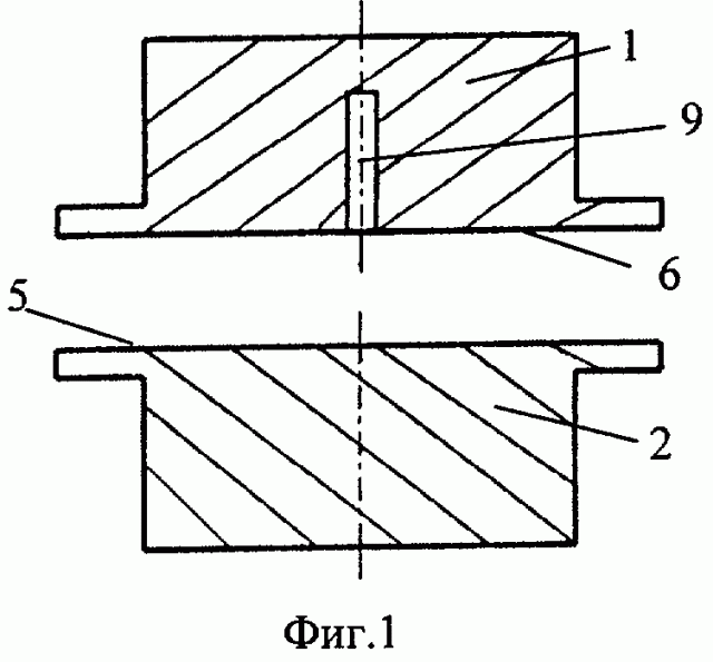 Способ изготовления титановых образцов-эталонов для ультразвукового контроля с плоскодонным отражателем диффузионной сваркой и заготовка для его осуществления (патент 2263566)