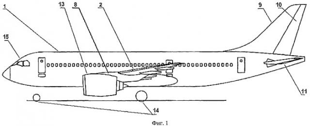 Самолет ближне-среднемагистральный (патент 2384463)