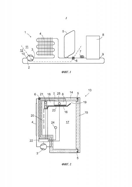 Холодильное устройство с функцией автоматического размораживания (патент 2610493)