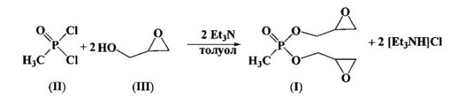 Способ получения диглицидилового эфира метилфосфоновой кислоты (патент 2538953)