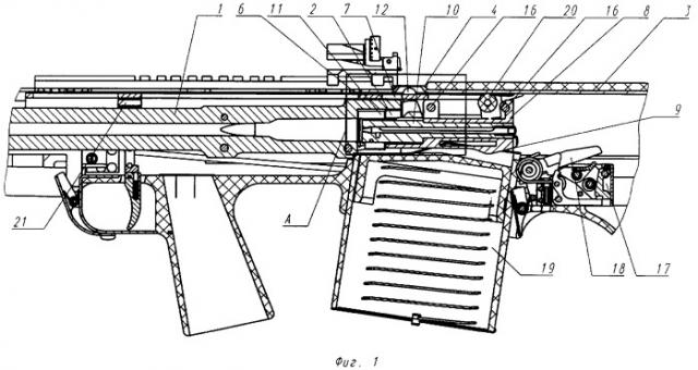 Снайперская магазинная винтовка (патент 2307304)
