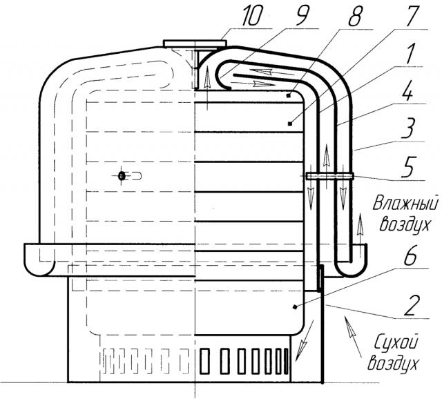 Теплообменник к электросушилкам для пищевых продуктов (патент 2642954)