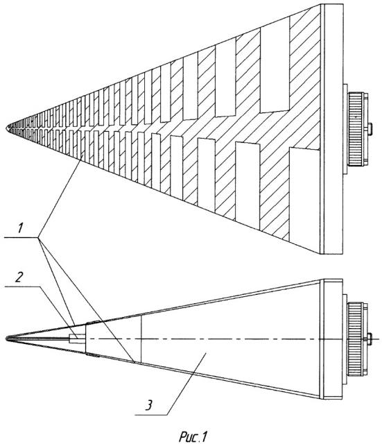 Сверхширокополосная логопериодическая антенна (патент 2663264)