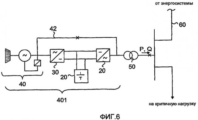 Устройство и способ для подачи энергии к критичной нагрузке (патент 2436217)