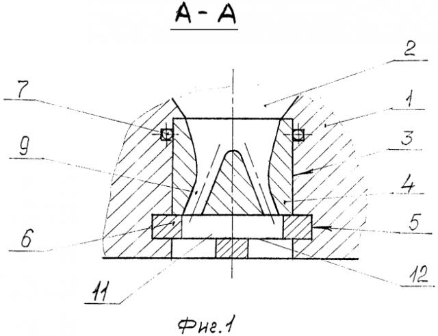 Промывочный узел бурового долота (патент 2576265)