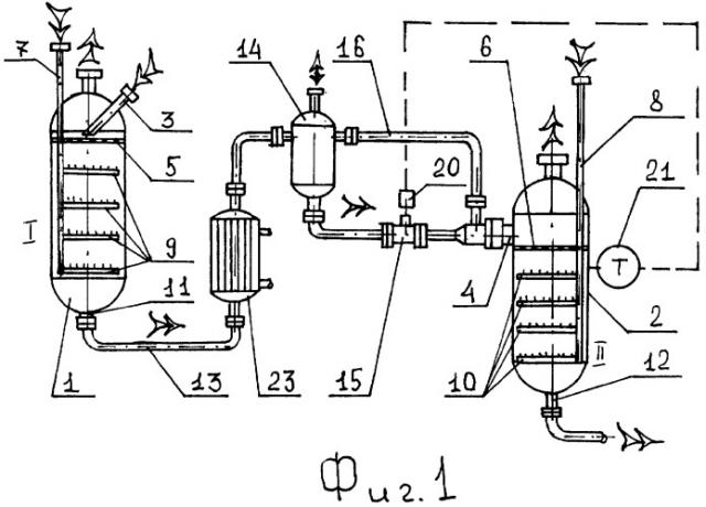 Установка каскадного окисления циклогексана (патент 2383523)