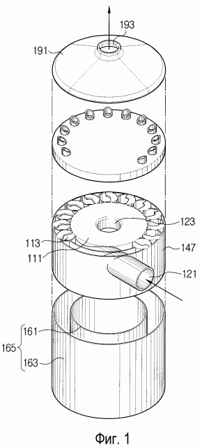 Циклонный пылеуловитель и пылесос с циклонным пылеуловителем (патент 2263459)