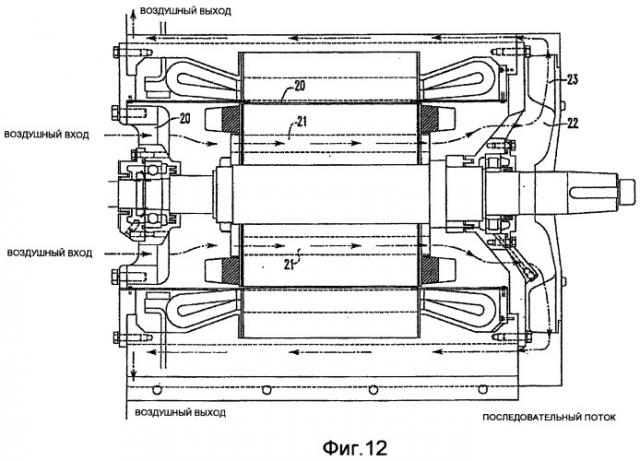 Полузакрытый электродвигатель переменного тока (патент 2394335)