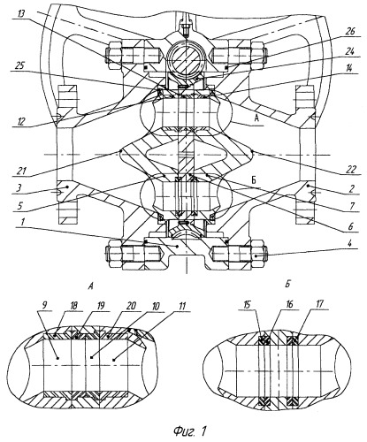 Шиберная задвижка поворотного типа (патент 2279006)