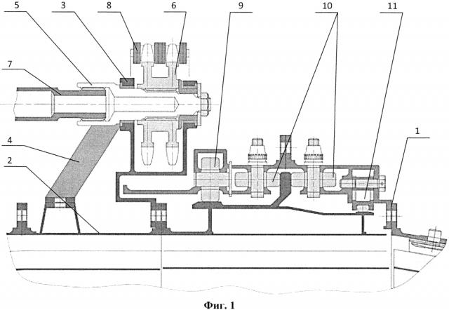 Поворотное сопло турбореактивного двигателя (патент 2623609)