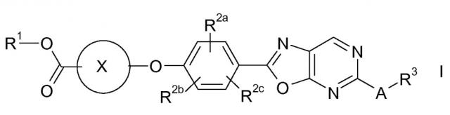Производные карбоновых кислот, имеющие оксазоло[4,5-d]пиримидиновое кольцо (патент 2609003)