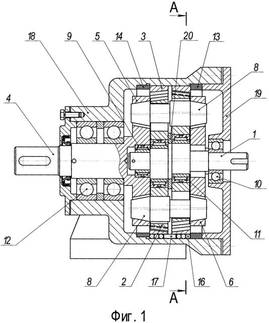 Зубчатая планетарная передача (патент 2611267)