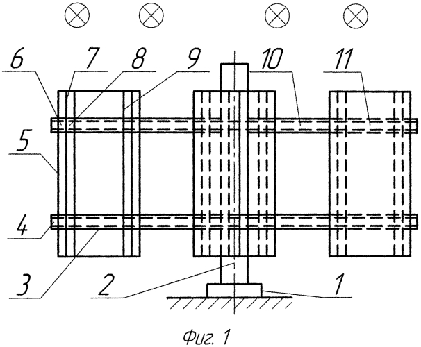 Ветродвигатель вертикальный (патент 2581286)