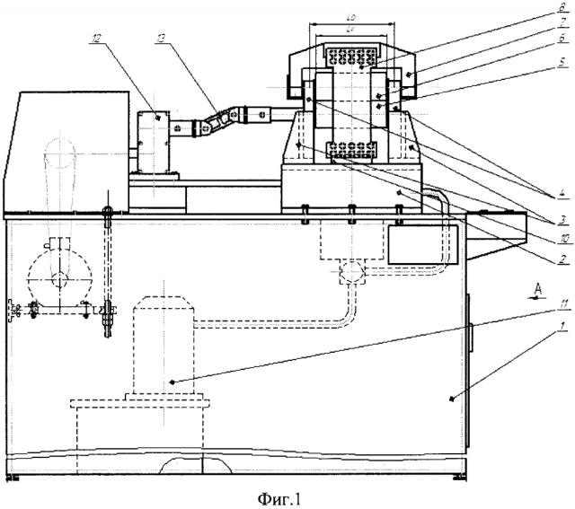 Бесцентровой станок для обкатки и стабилизации кольцевых деталей (патент 2608115)