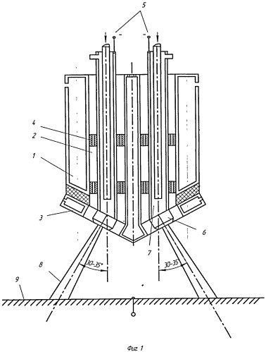 Плавильный плазмотрон (патент 2524173)