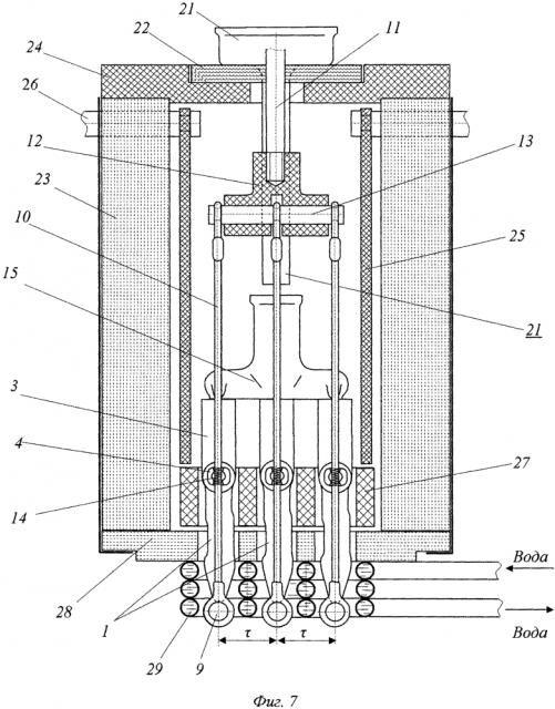 Устройство и керамическая оболочка для получения отливок с монокристаллической и направленной структурой (патент 2597491)