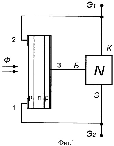 Двухполюсный полупроводниковый позиционно-чувствительный фотоприемник с отрицательной дифференциальной проводимостью (патент 2445725)