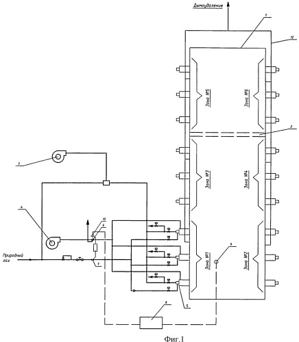 Печь для термической обработки крупногабаритных изделий (патент 2431794)