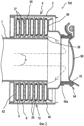 Устройство использования тепла выхлопного газа (патент 2588296)
