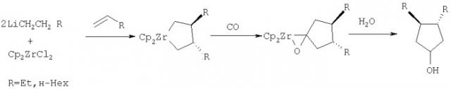 Способ получения 3-н-алкил-1-гидроксициклопентан-н-алкилкарбоксилатов (патент 2307825)
