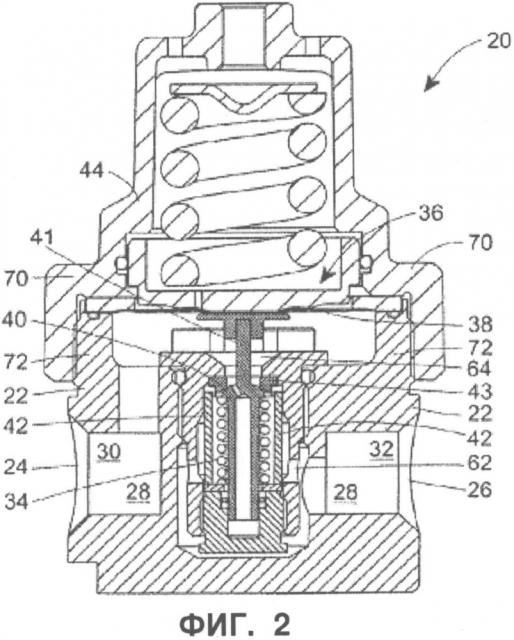 Мембранный регулирующий клапан, имеющий универсальное установочное место для мембраны (патент 2602728)
