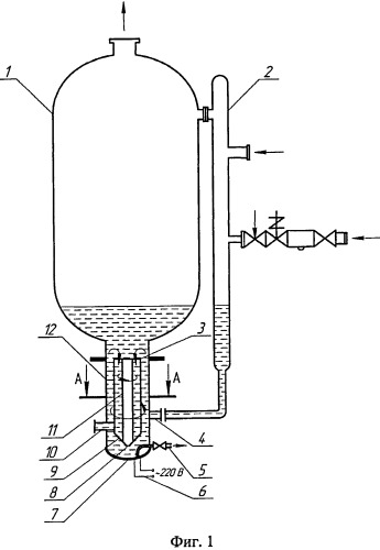 Ресивер холодильной установки (патент 2497053)