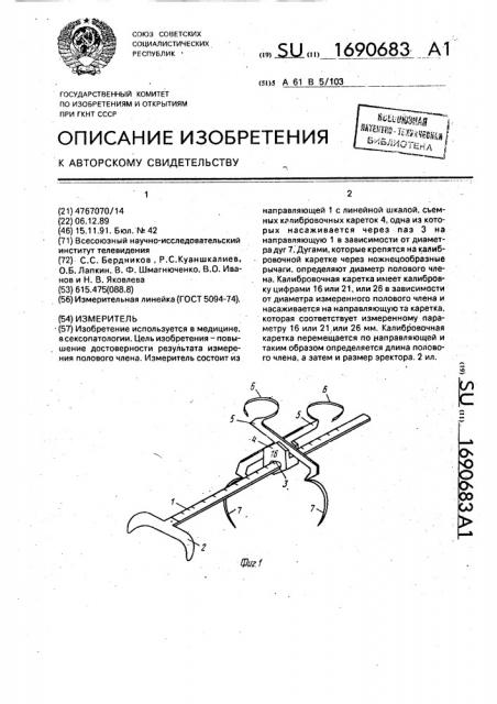 Измеритель (патент 1690683)