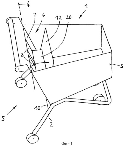Устанавливаемая в ряд тележка для покупок (патент 2303543)