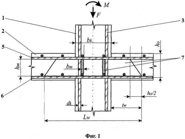 Стыковое соединение железобетонного перекрытия с колонной (патент 2305159)