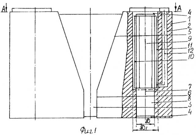 Способ охлаждения кристаллизатора для получения непрерывнолитых деформированных заготовок из высокотемпературных металлов и устройство для его осуществления (патент 2322325)