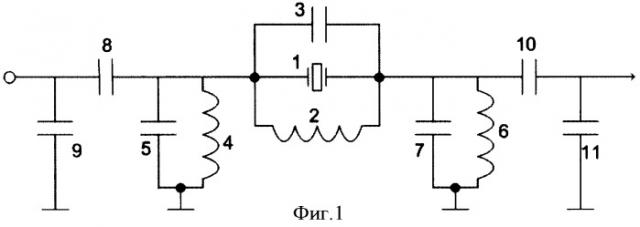 Широкополосный пьезоэлектрический фильтр с комплексными нагрузками (патент 2336630)
