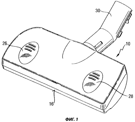 Пылесосная насадка для чистки полов (патент 2391038)