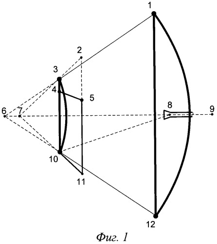 Осесимметричная двухзеркальная антенна (патент 2420841)