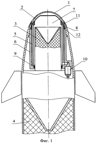 Управляемый снаряд (патент 2370726)
