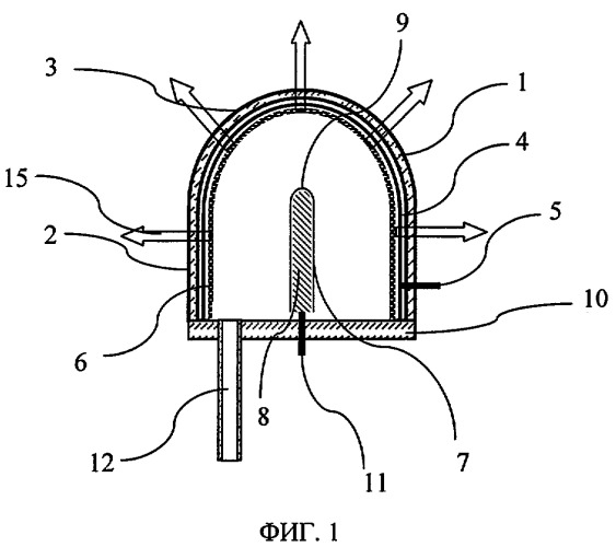 Диодная катодолюминесцентная лампа (патент 2382436)