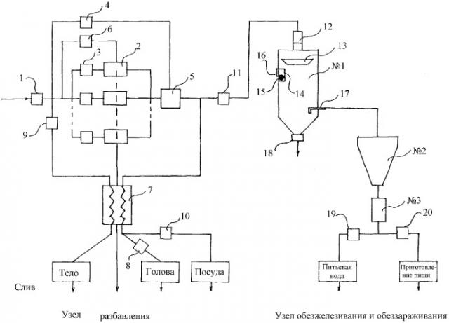Способ кондиционирования артезианской воды и устройство для его реализации (патент 2279406)