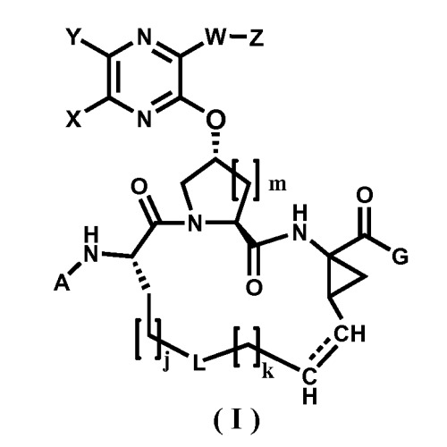 Хиноксалинилмакроциклические ингибиторы серинпротеазы вируса гепатита с (патент 2475494)