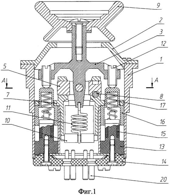 Двухкоординатный преобразователь угловых перемещений (патент 2653117)